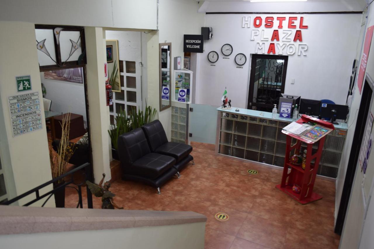 Hostel Plaza Mayor Kota Meksiko Bagian luar foto