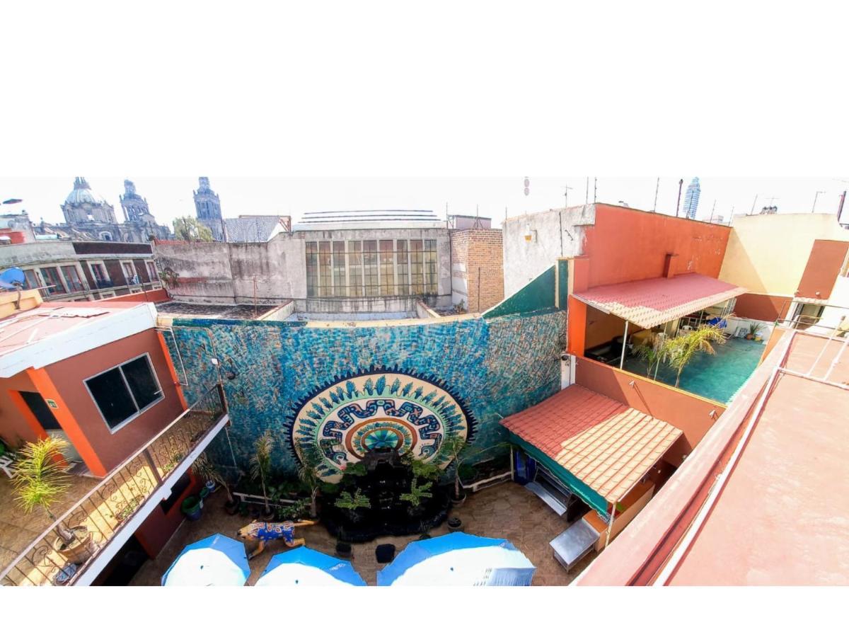Hostel Plaza Mayor Kota Meksiko Bagian luar foto